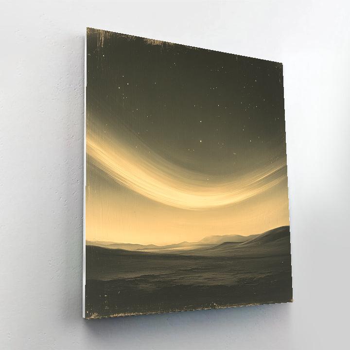 Caravaggio Inspired Aurora Curtain paint by color