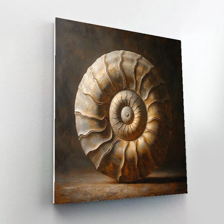 Caravaggio Inspired Fossil Spiral Painting by numbers kit