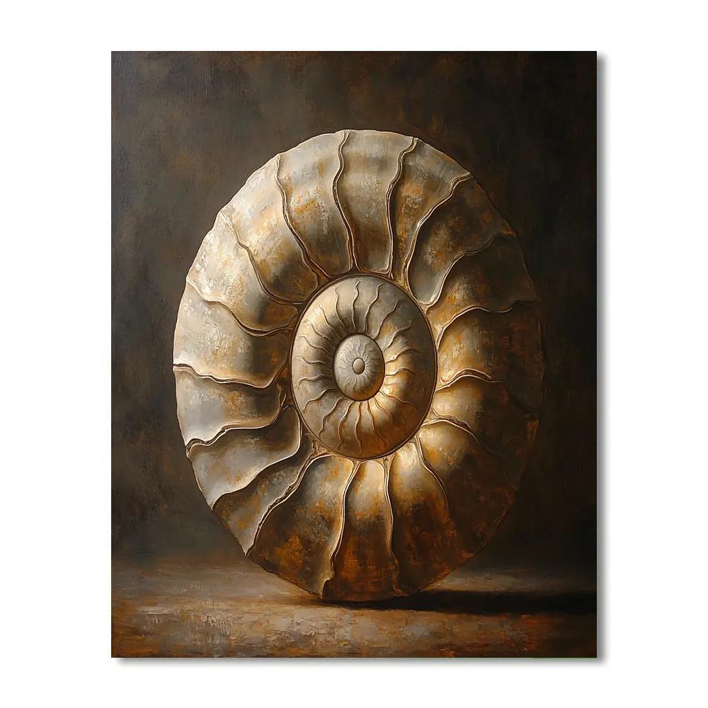 Caravaggio Inspired Fossil Spiral Painting by numbers kit