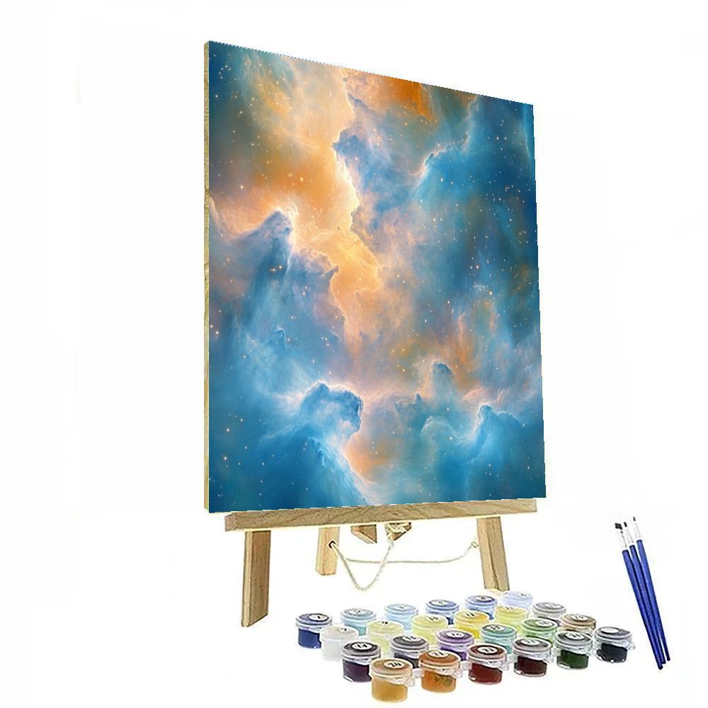 Edgar Degas Inspired Celestial Dance Of Nebulae DIY paint by numbers