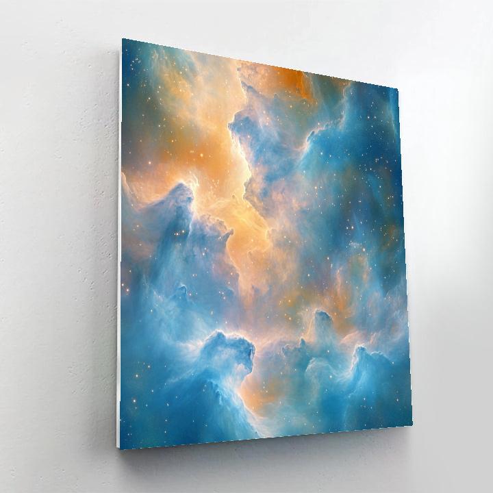 Edgar Degas Inspired Celestial Dance Of Nebulae DIY paint by numbers