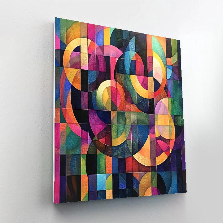 Wassily Kandinsky Inspired Symphony Of Shapes Number painting