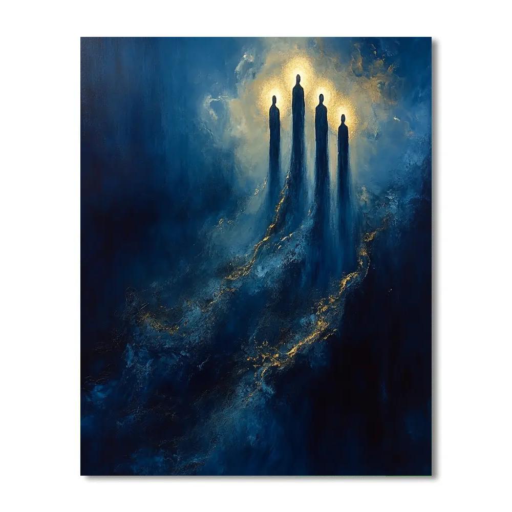 El Greco Inspired Ascending Figures Paint by numbers art