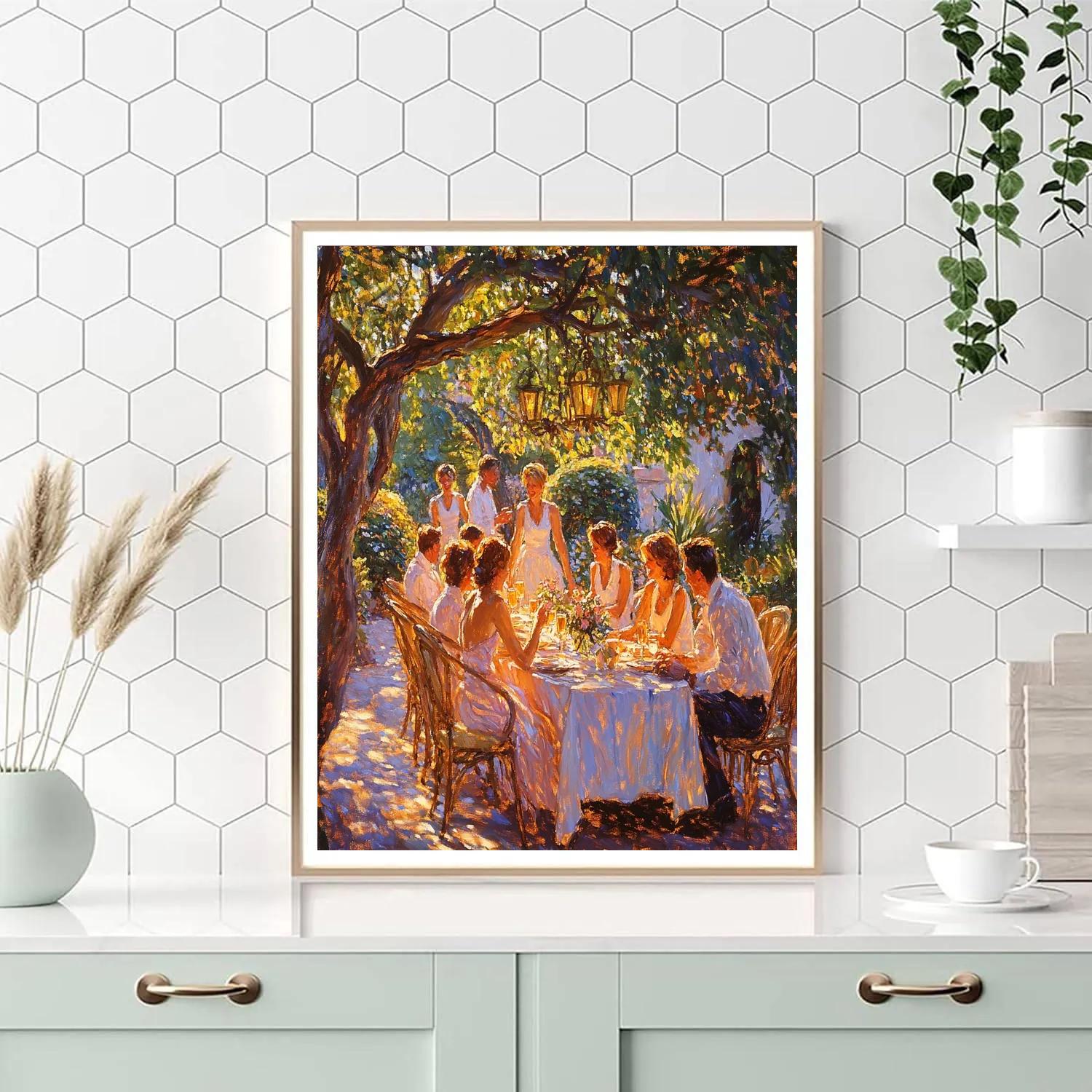 Auguste Renoir Inspired Garden Party Paint by numbers kits