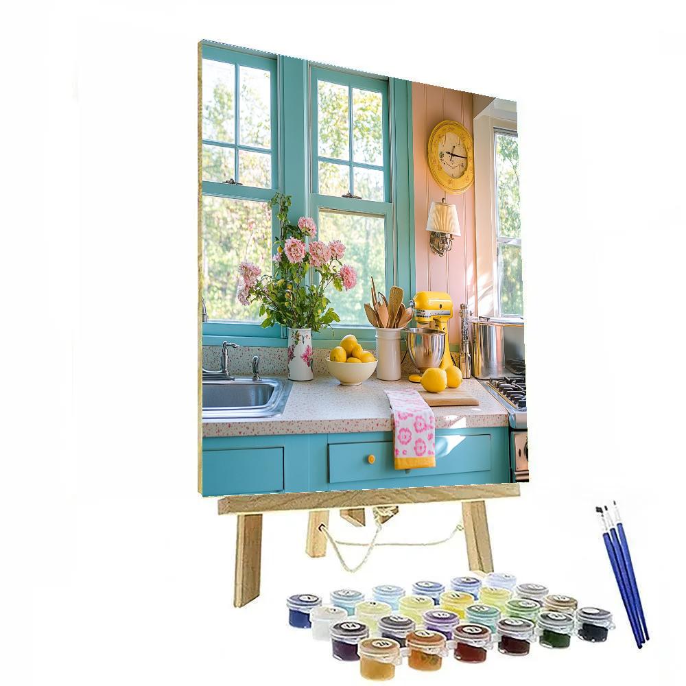 Pierre Bonnard Inspired Kitchen Light painting number kit