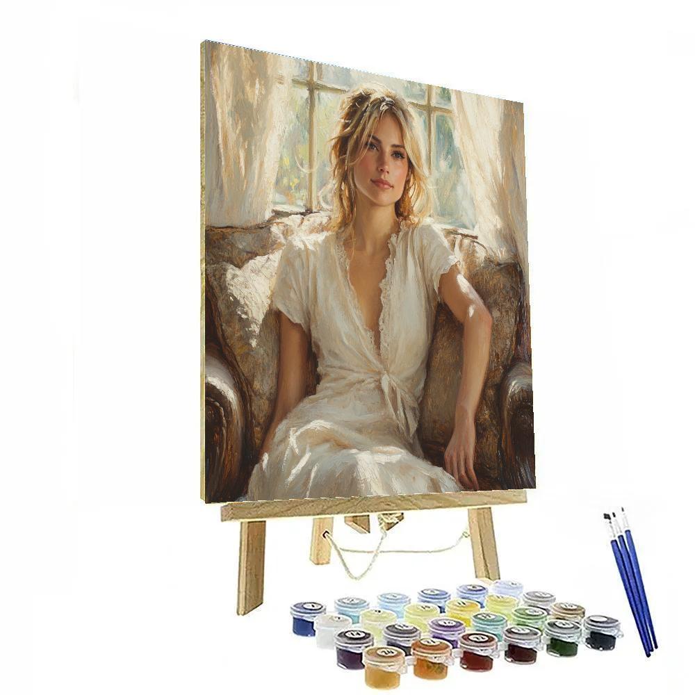 John Singer Sargent Inspired Portrait In Afternoon Light Paint by numbers kits