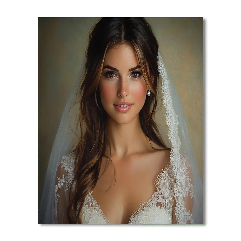 Élisabeth Vigée Le Brun Inspired Bridal Portrait Painting by numbers kit