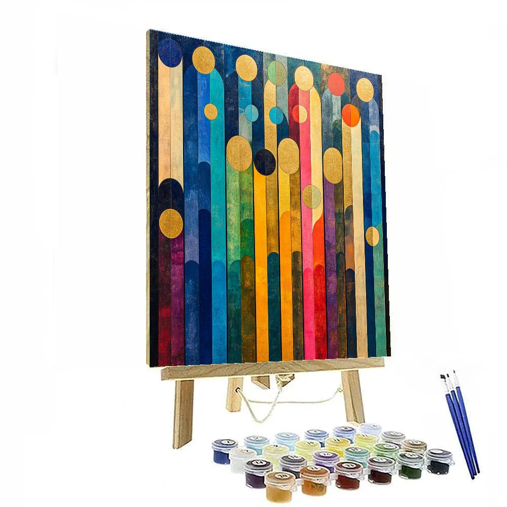 Wassily Kandinsky Inspired Celestial Map Painting by numbers kit