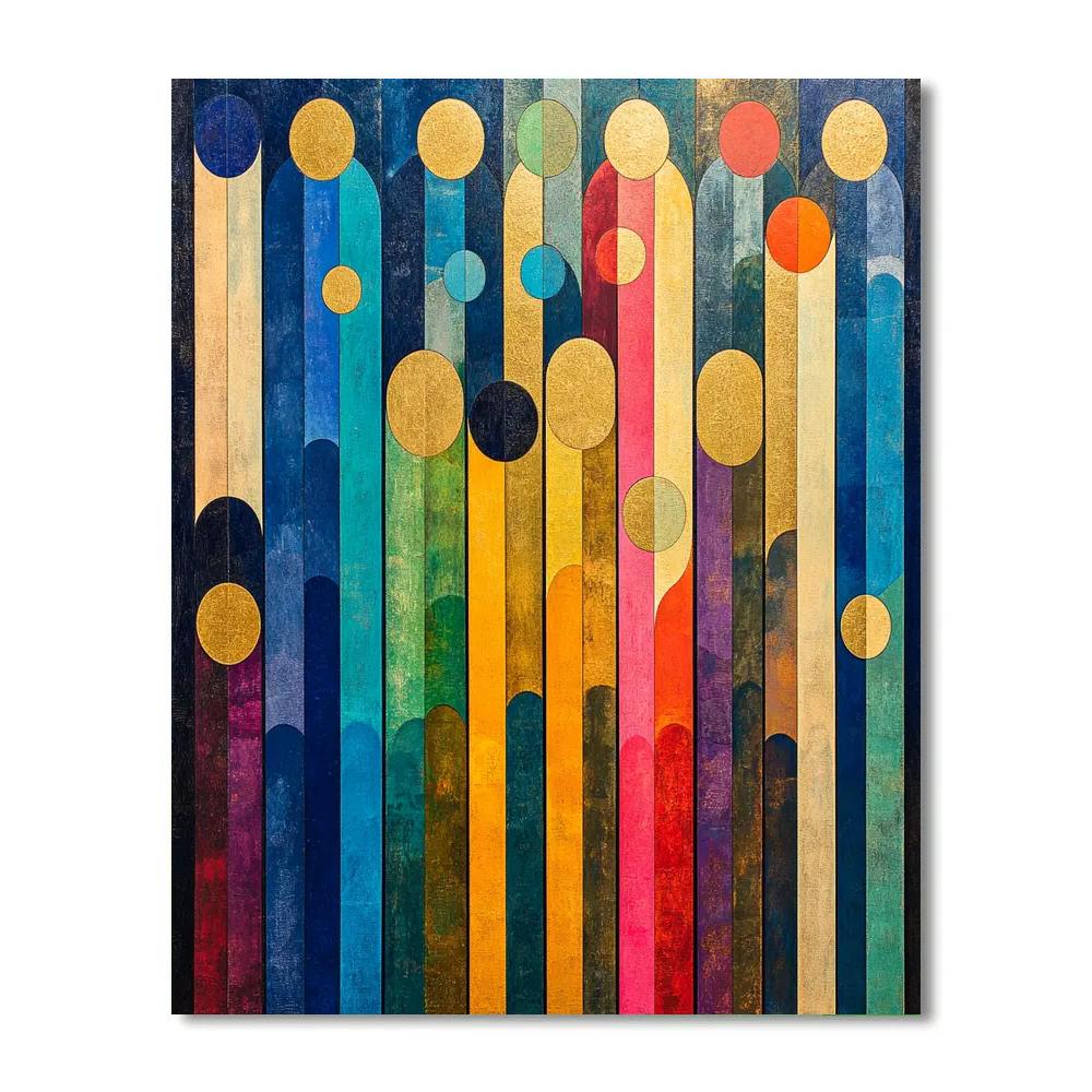 Wassily Kandinsky Inspired Celestial Map Painting by numbers kit