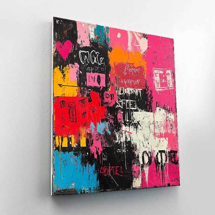 Jean-Michel Basquiat Inspired Urban Mythology paint by numbers