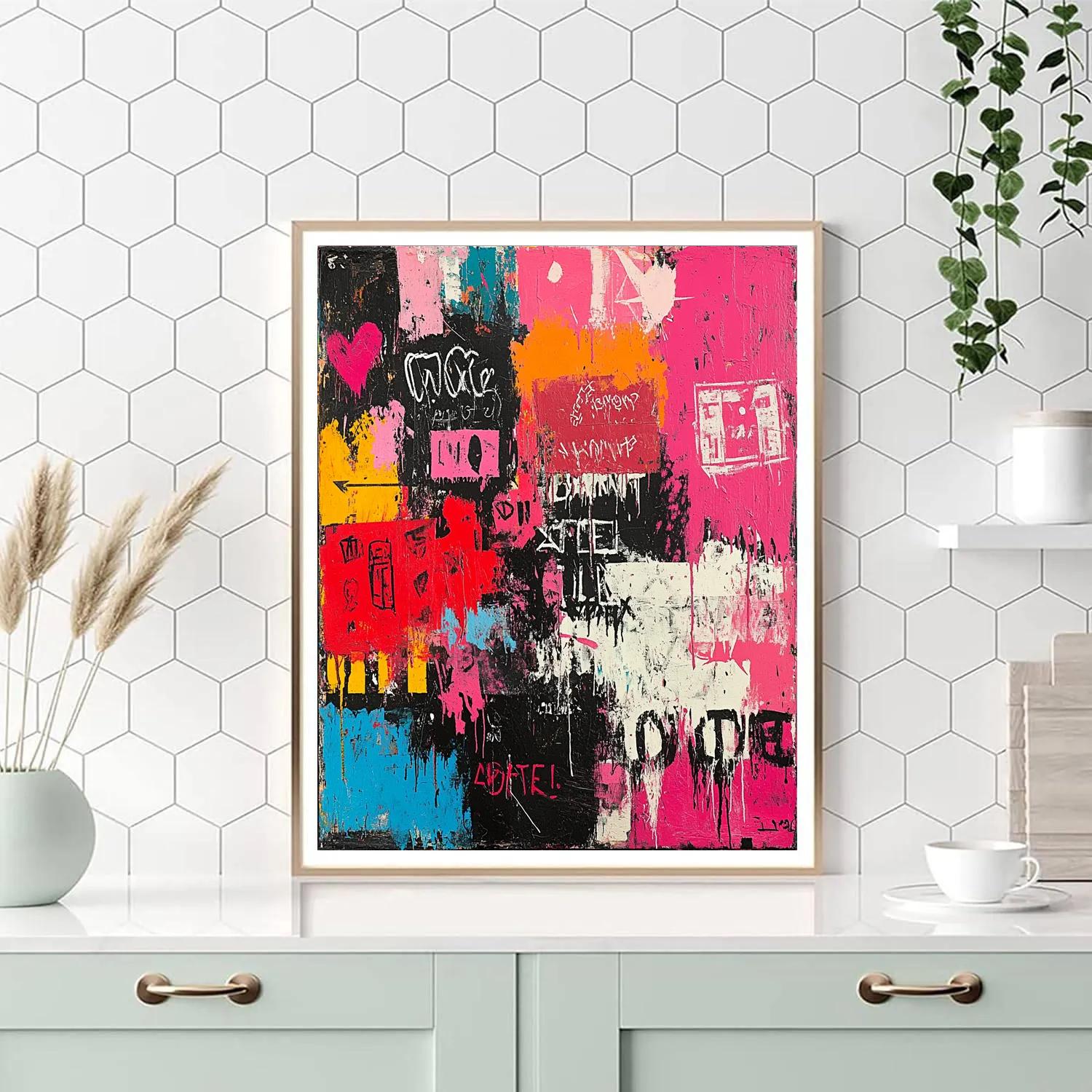 Jean-Michel Basquiat Inspired Urban Mythology paint by numbers