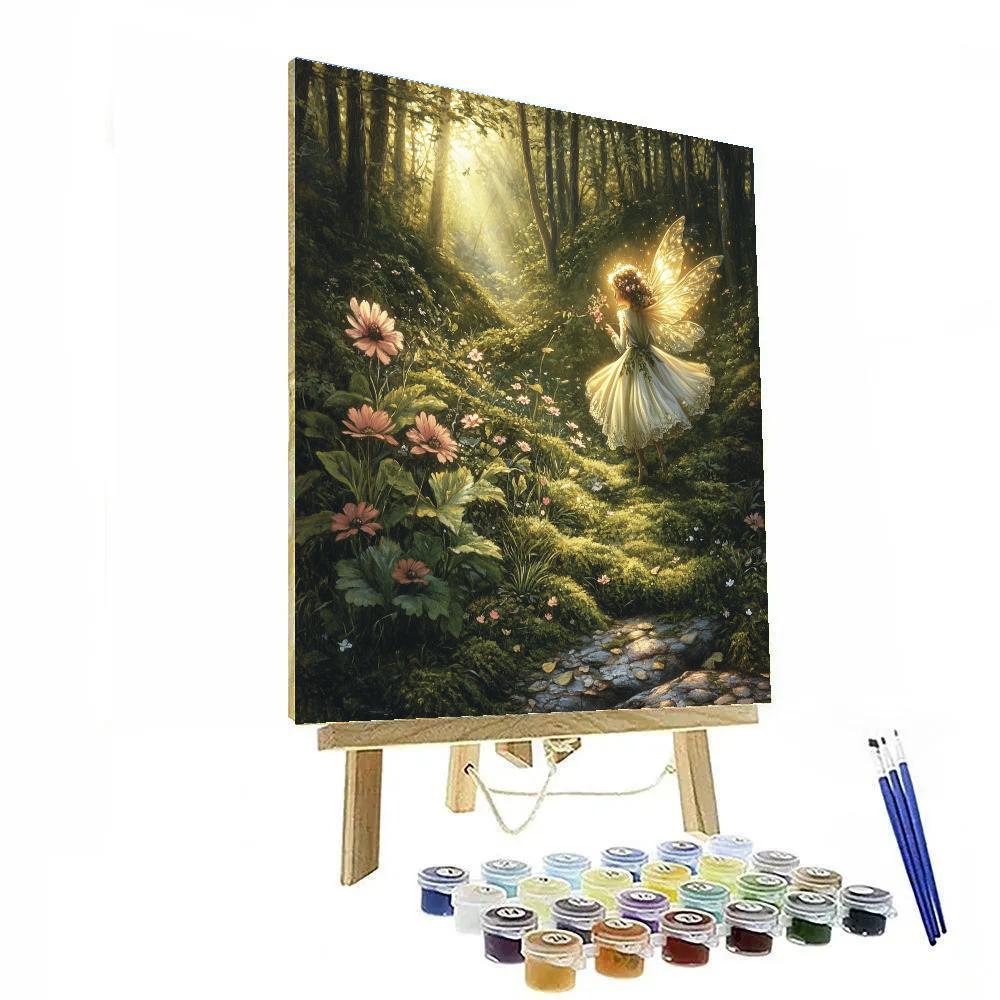 John Everett Millais Inspired Woodland Fairy DIY paint by numbers