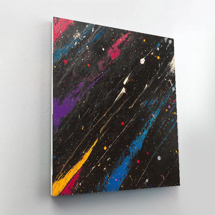 Jackson Pollock Inspired River Rush painting number kit