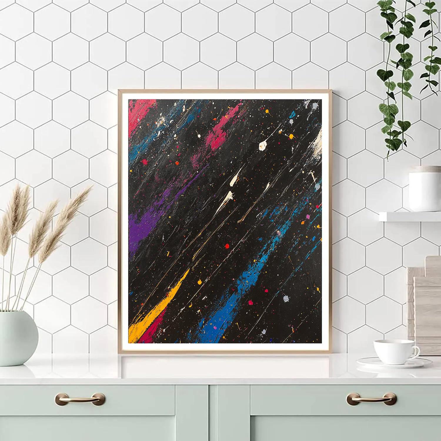 Jackson Pollock Inspired River Rush painting number kit