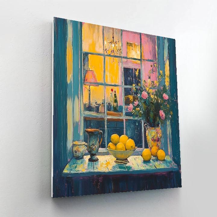 Pierre Bonnard Inspired Evening Kitchen Window paint by color