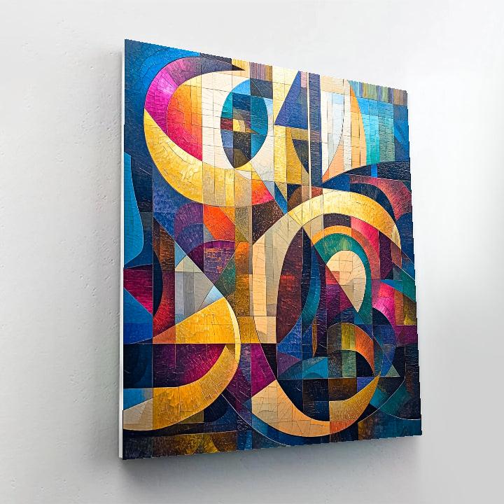 Wassily Kandinsky Inspired Aurora Concert Number painting