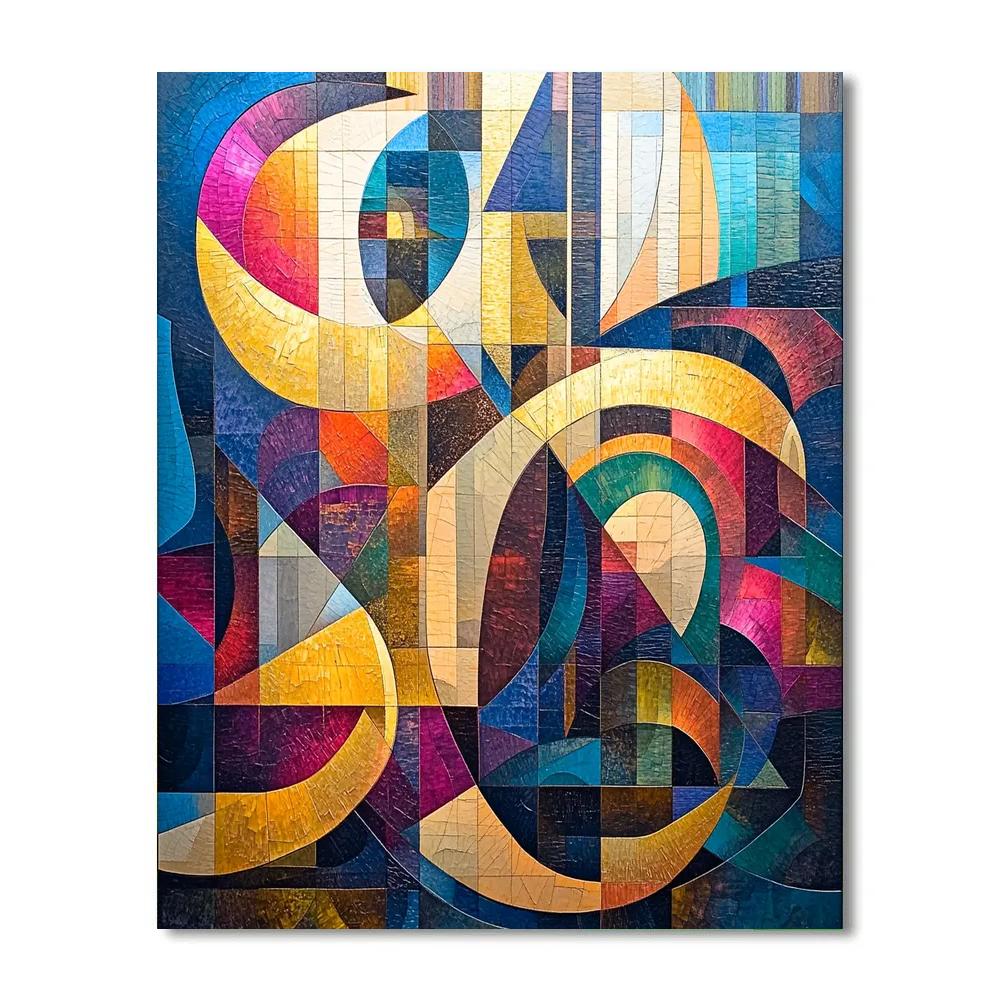 Wassily Kandinsky Inspired Aurora Concert Number painting