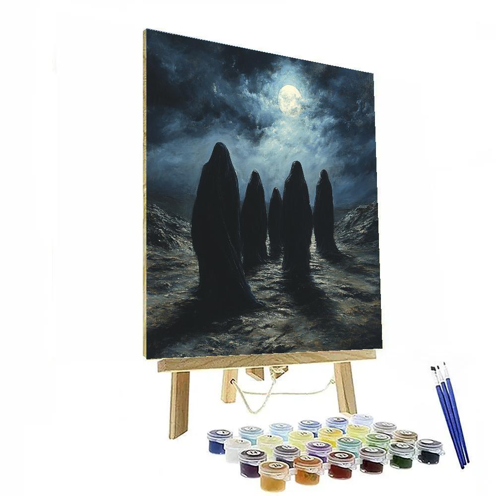 Francisco Goya Inspired Night Procession Numbered painting kits