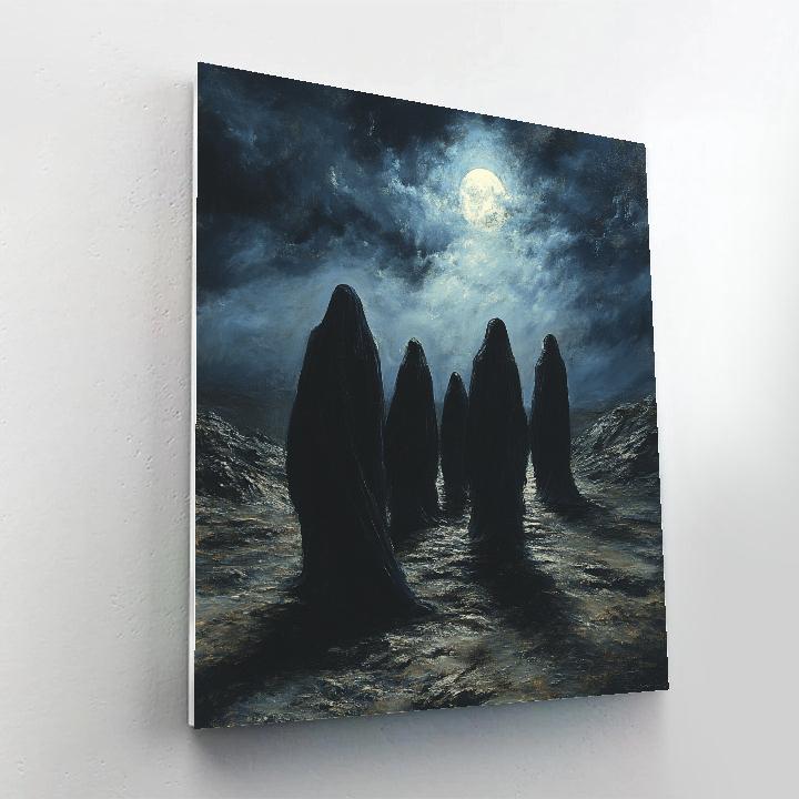 Francisco Goya Inspired Night Procession Numbered painting kits