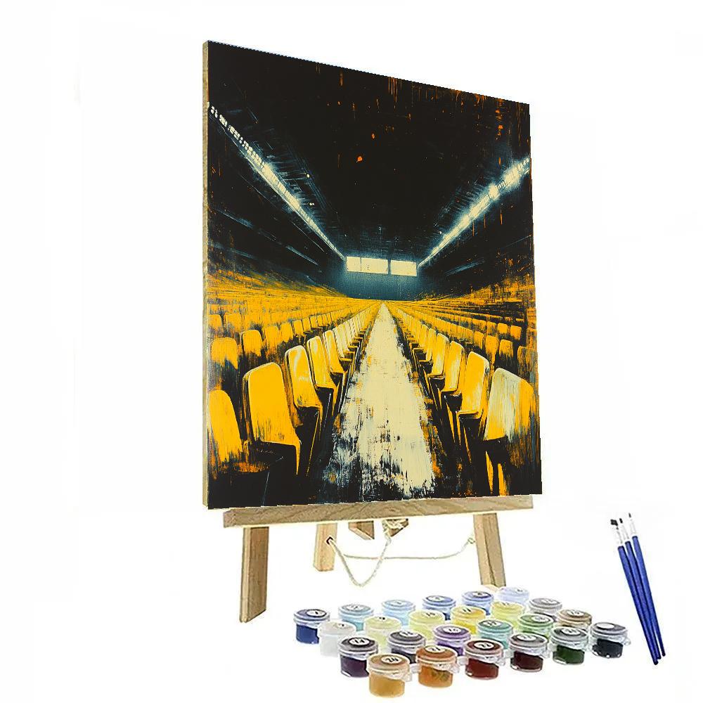 Francis Bacon Inspired Empty Stadium Numbered painting kits
