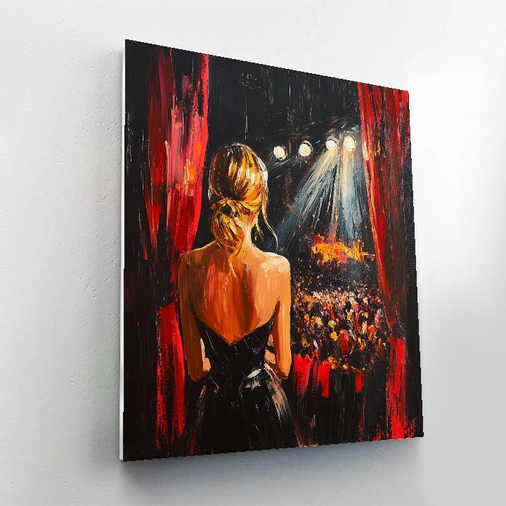 Édouard Manet Inspired Opera Night Number painting