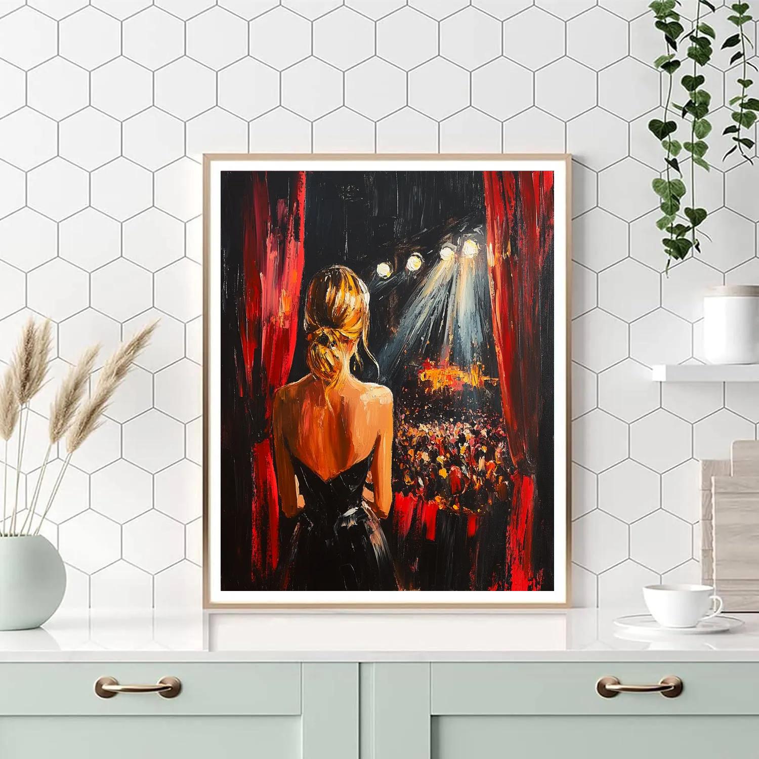 Édouard Manet Inspired Opera Night Number painting