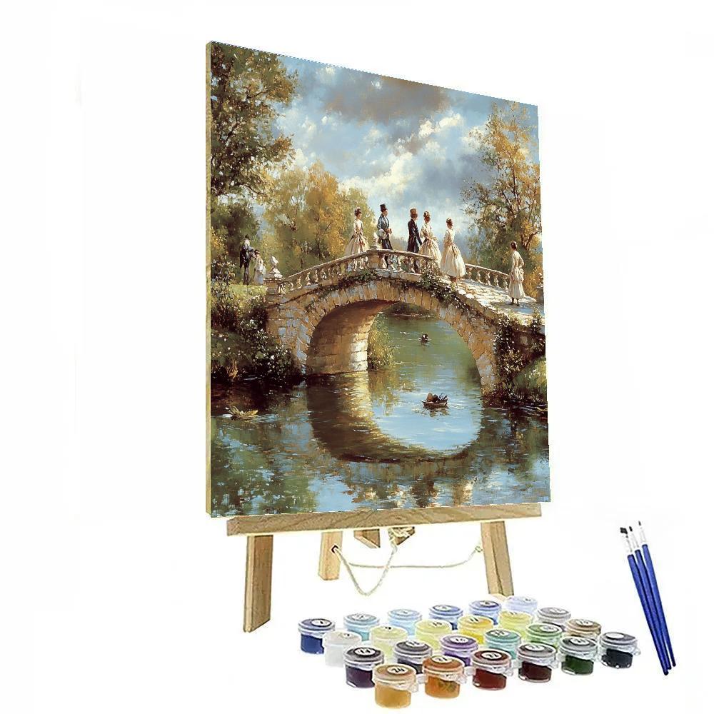 Thomas Gainsborough Inspired Elegant Bridge Walk Paint by numbers kits