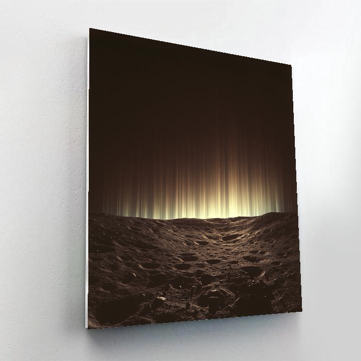 Caravaggio Inspired Aurora Veil Over Crater Paint by numbers art