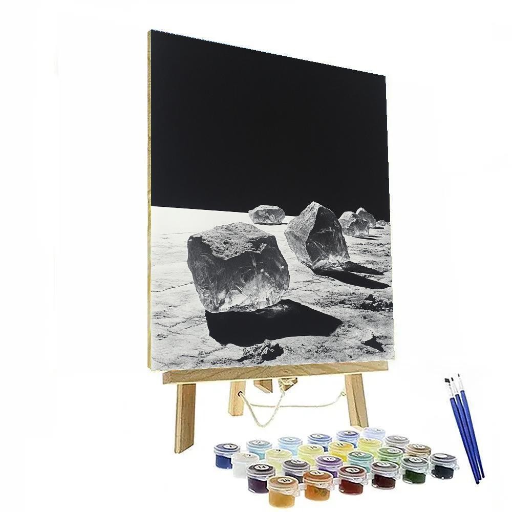 Caravaggio Inspired Obsidian Shoreline paint by number