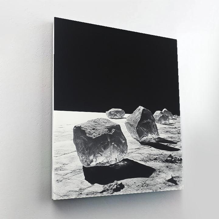 Caravaggio Inspired Obsidian Shoreline paint by number