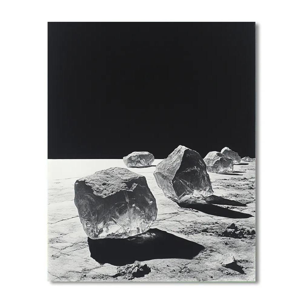 Caravaggio Inspired Obsidian Shoreline paint by number