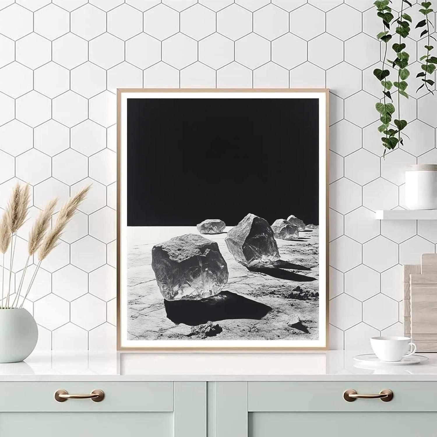 Caravaggio Inspired Obsidian Shoreline paint by number