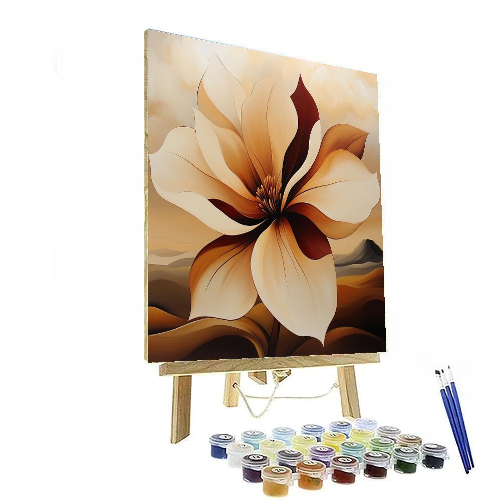 Georgia OKeeffe Inspired Desert Blooms Painting by numbers kit