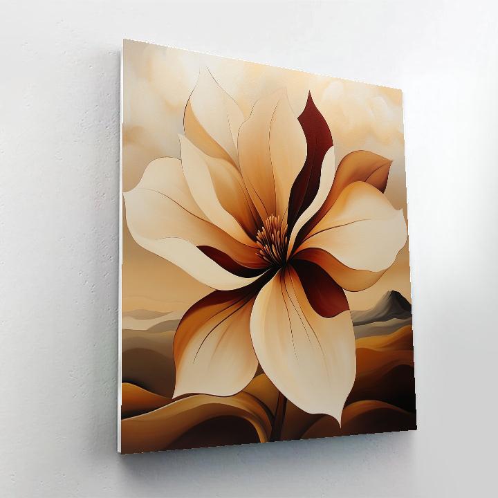 Georgia OKeeffe Inspired Desert Blooms Painting by numbers kit