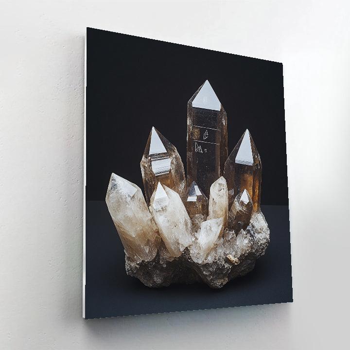 Caravaggio Inspired Quartz Cluster Reliquary paint by numbers