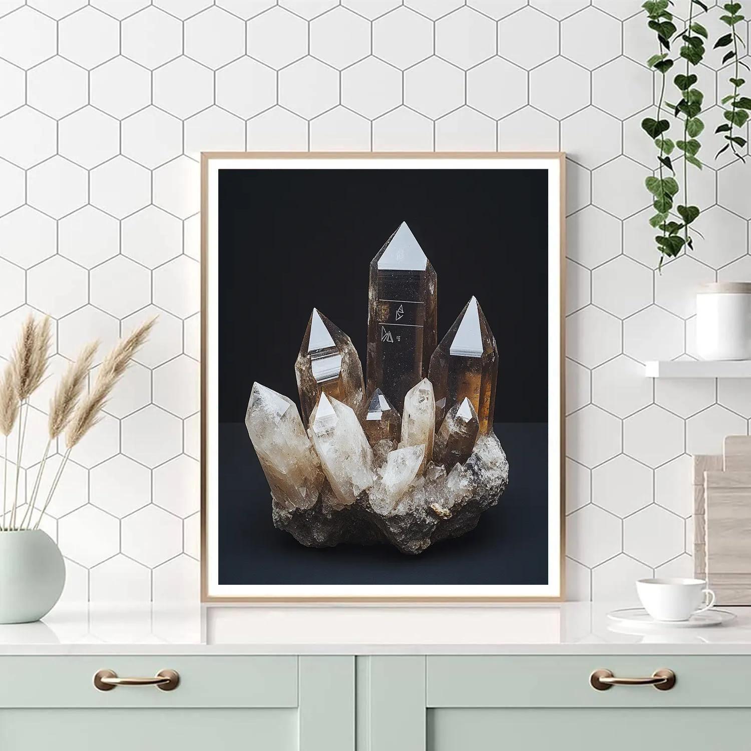Caravaggio Inspired Quartz Cluster Reliquary paint by numbers