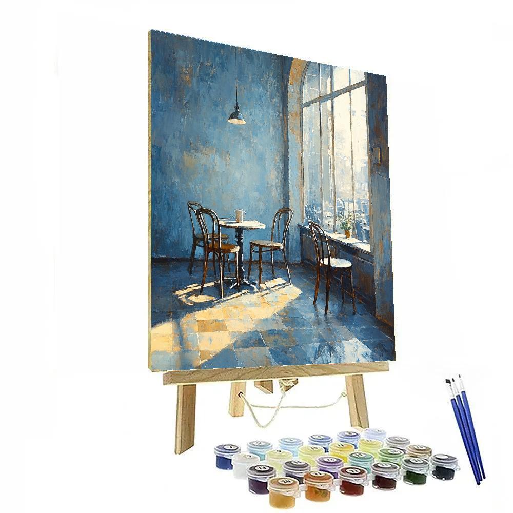 Edward Hopper Inspired Quiet Cafe At Dawn Paint by numbers art