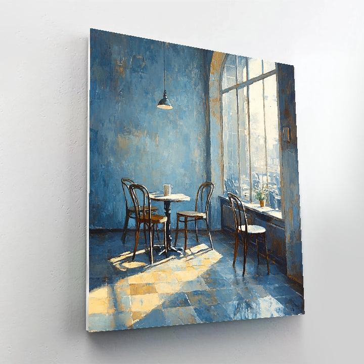 Edward Hopper Inspired Quiet Cafe At Dawn Paint by numbers art