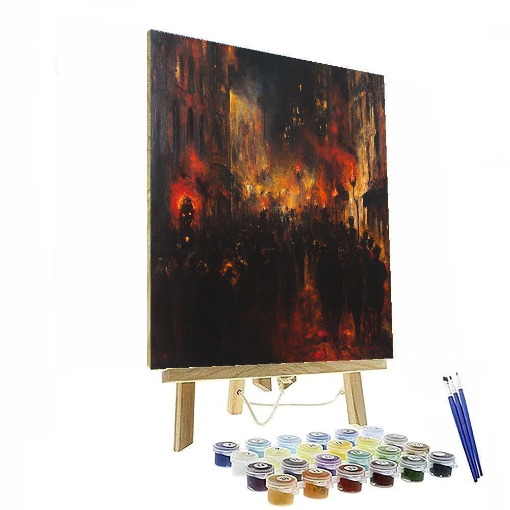 Goya Inspired Dark Carnival Paint by numbers kits