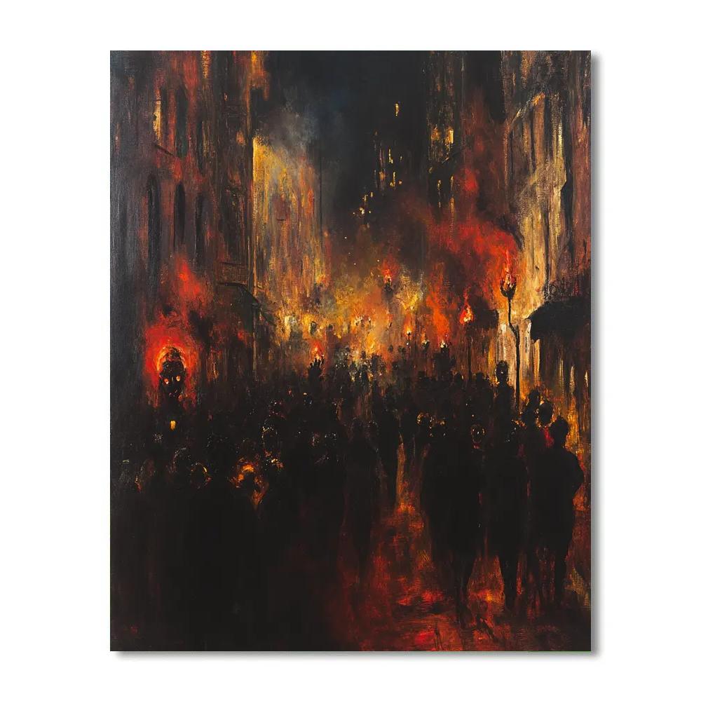 Goya Inspired Dark Carnival Paint by numbers kits