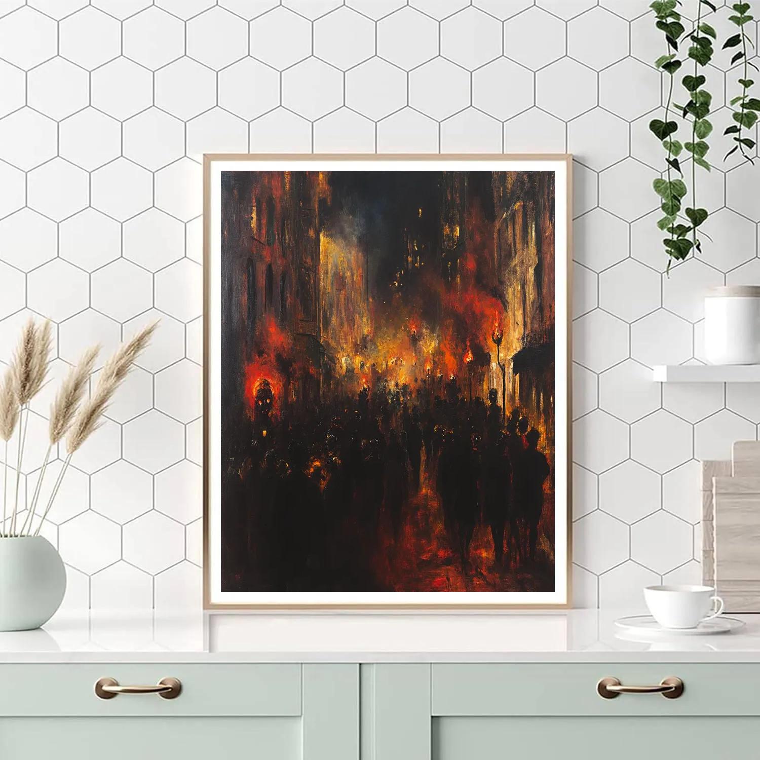 Goya Inspired Dark Carnival Paint by numbers kits