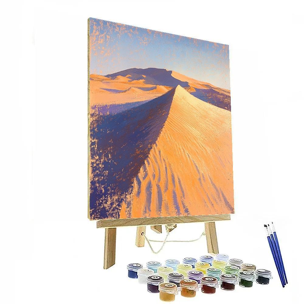 Edgar Degas Inspired Sand Dune Echoes paint by numbers