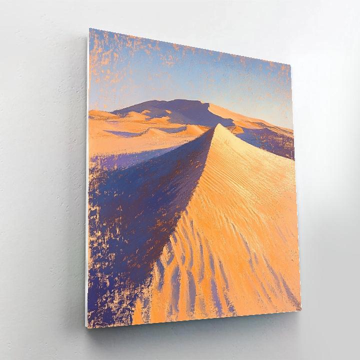 Edgar Degas Inspired Sand Dune Echoes paint by numbers