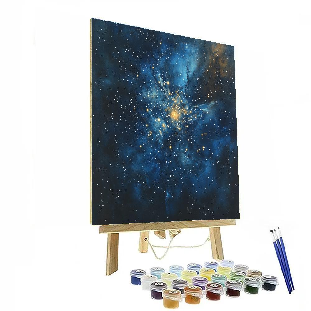Caravaggio Inspired Starfield Relic Numbered painting kits
