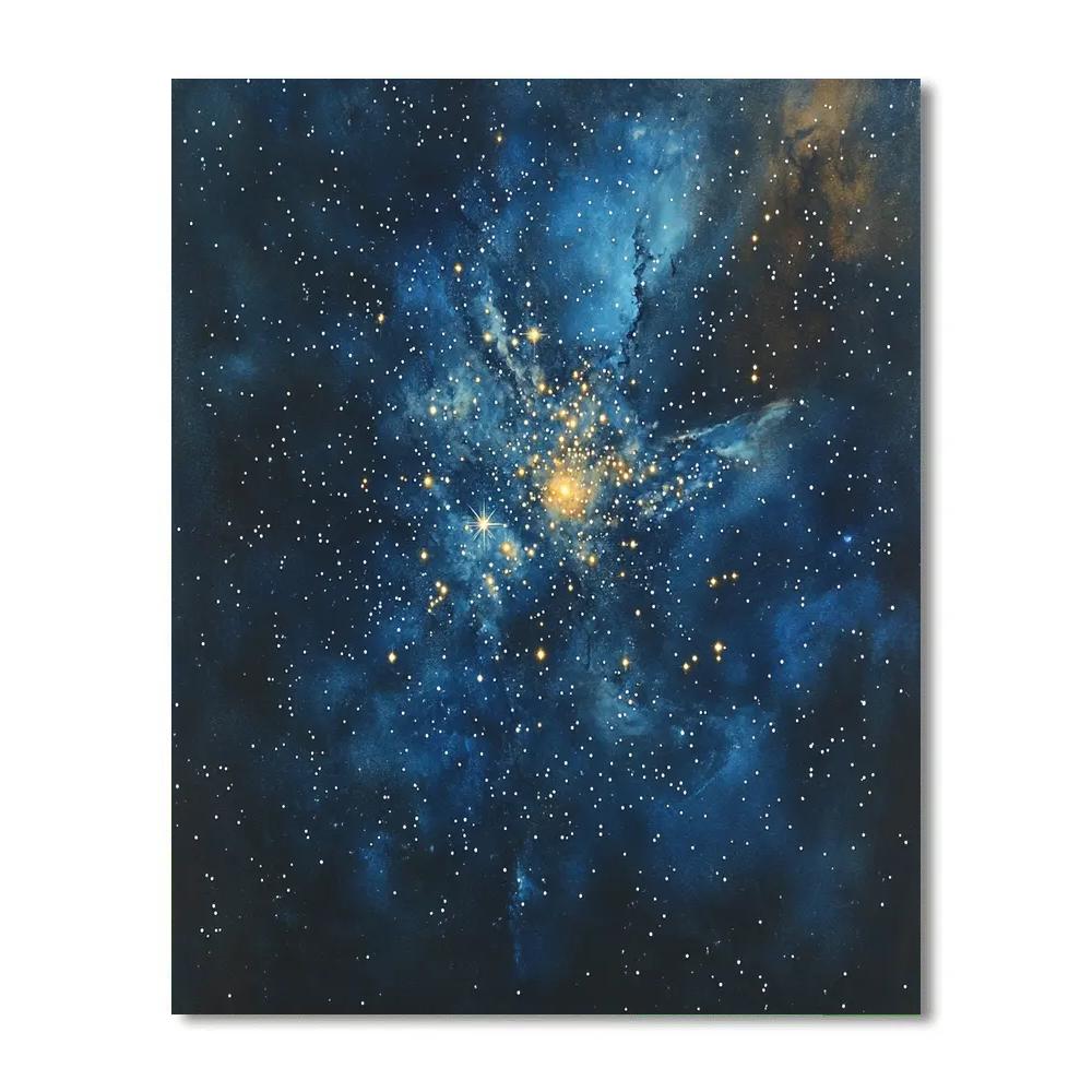 Caravaggio Inspired Starfield Relic Numbered painting kits