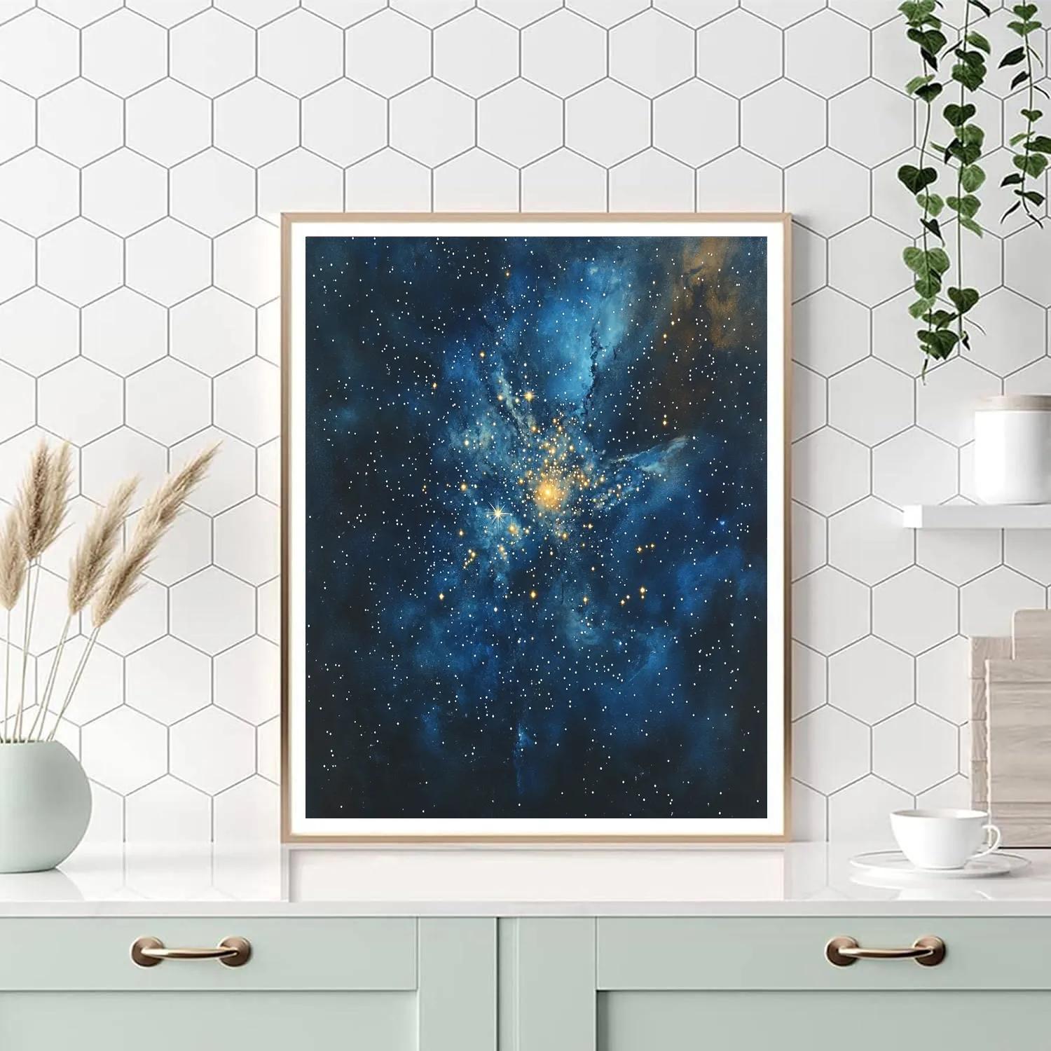 Caravaggio Inspired Starfield Relic Numbered painting kits