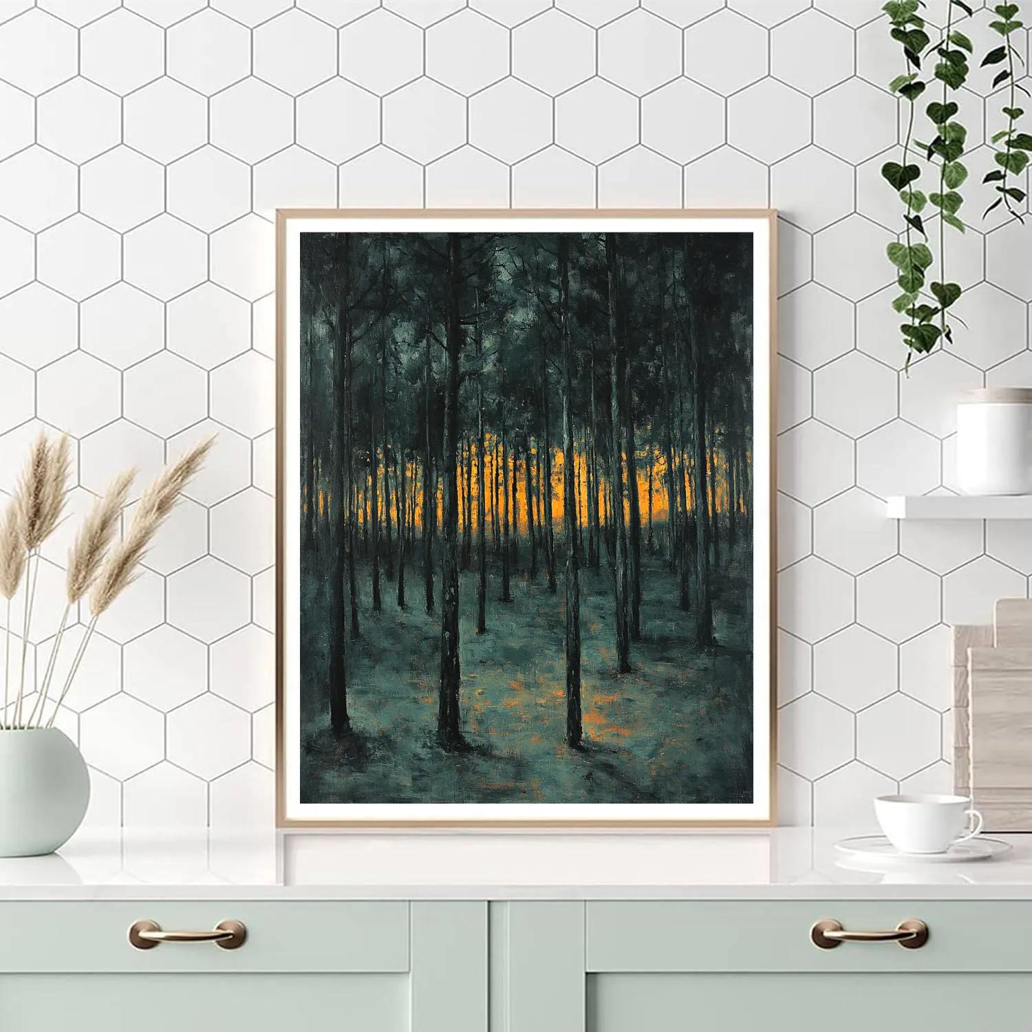 Edgar Degas Inspired Pinewood Nocturne paint by number