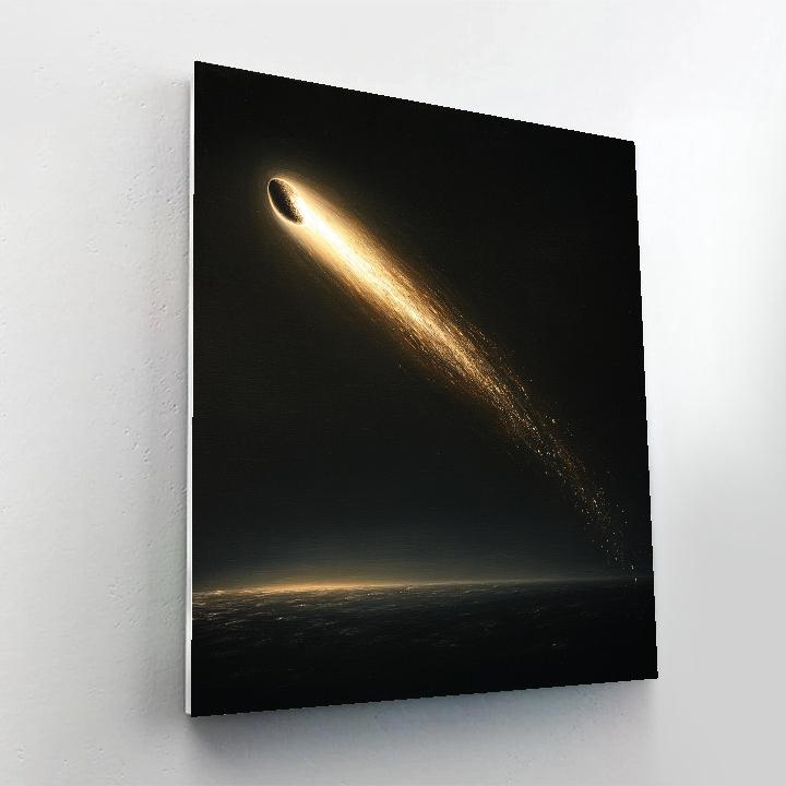 Caravaggio Inspired Celestial Comet paint by numbers