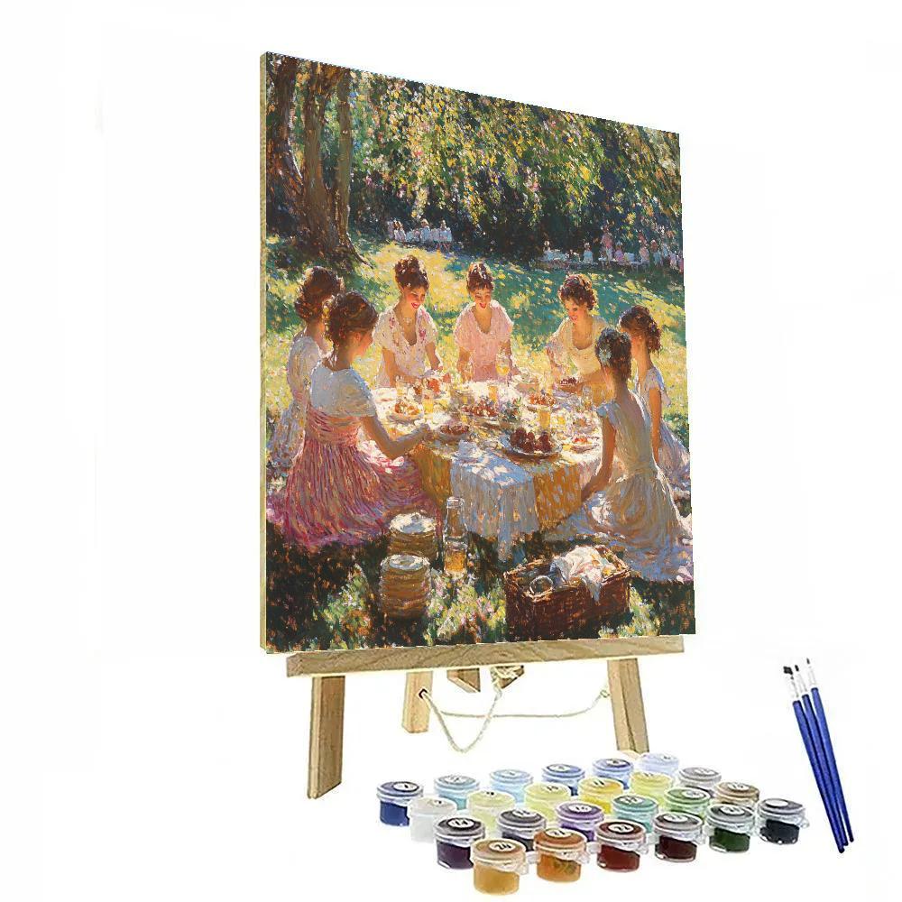 Renoir Inspired Summer Picnic painting number kit
