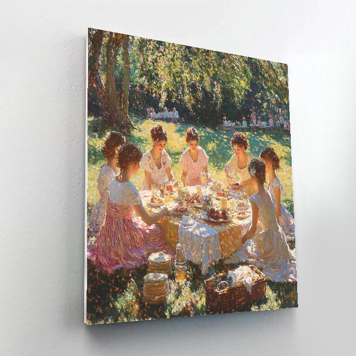 Renoir Inspired Summer Picnic painting number kit
